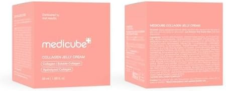 Medicube Collagen Jelly Cream Crema Facial con Colágeno Hidrolizado, Hidratación y Glow 24 Horas, Piel Más Rellena y Firme, 50 ml