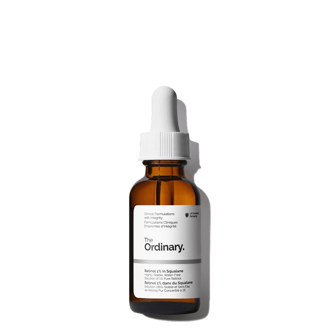 The Ordinary Retinol 1% in Squalane, Retinol en Escualeno, Sérum de retinol de alta concentración para combatir el envejecimiento y suavizar la piel, 30 ml