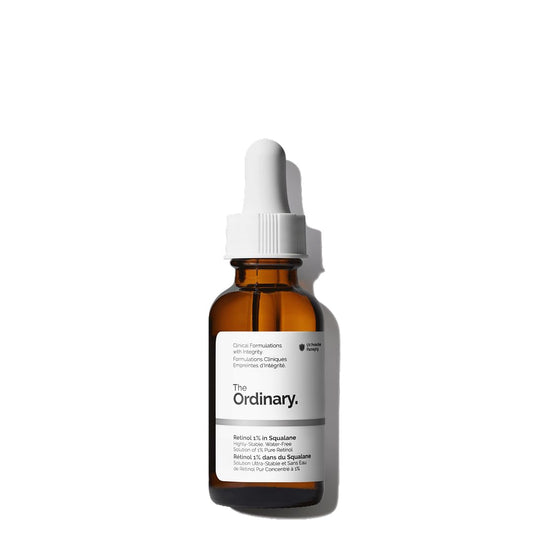 The Ordinary Retinol 1% in Squalane, Retinol en Escualeno, Sérum de retinol de alta concentración para combatir el envejecimiento y suavizar la piel, 30 ml