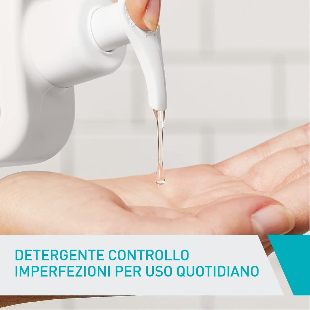 CeraVe - Blemish Control, Gel Limpiador para Acné y Piel Grasa, Reduce el Acné, Puntos Negros y Mejora los Poros, Tratamiento en Gel con Ácido Salicílico, 473 ml