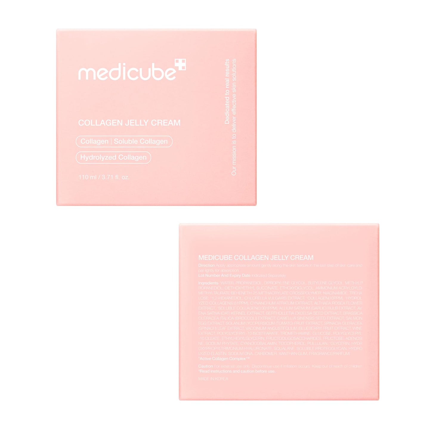 Medicube Collagen Jelly Cream Crema Facial con Colágeno Hidrolizado, Hidratación y Glow 24 Horas, Piel Más Rellena y Firme, 50 ml