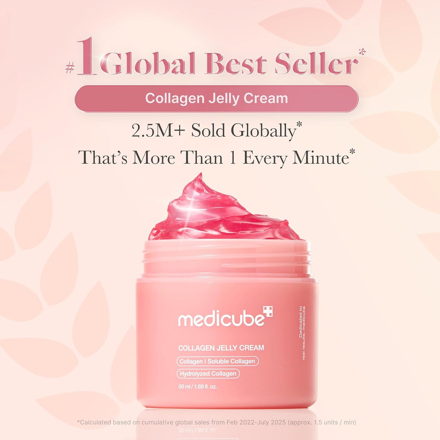 Medicube Collagen Jelly Cream Crema Facial con Colágeno Hidrolizado, Hidratación y Glow 24 Horas, Piel Más Rellena y Firme, 50 ml