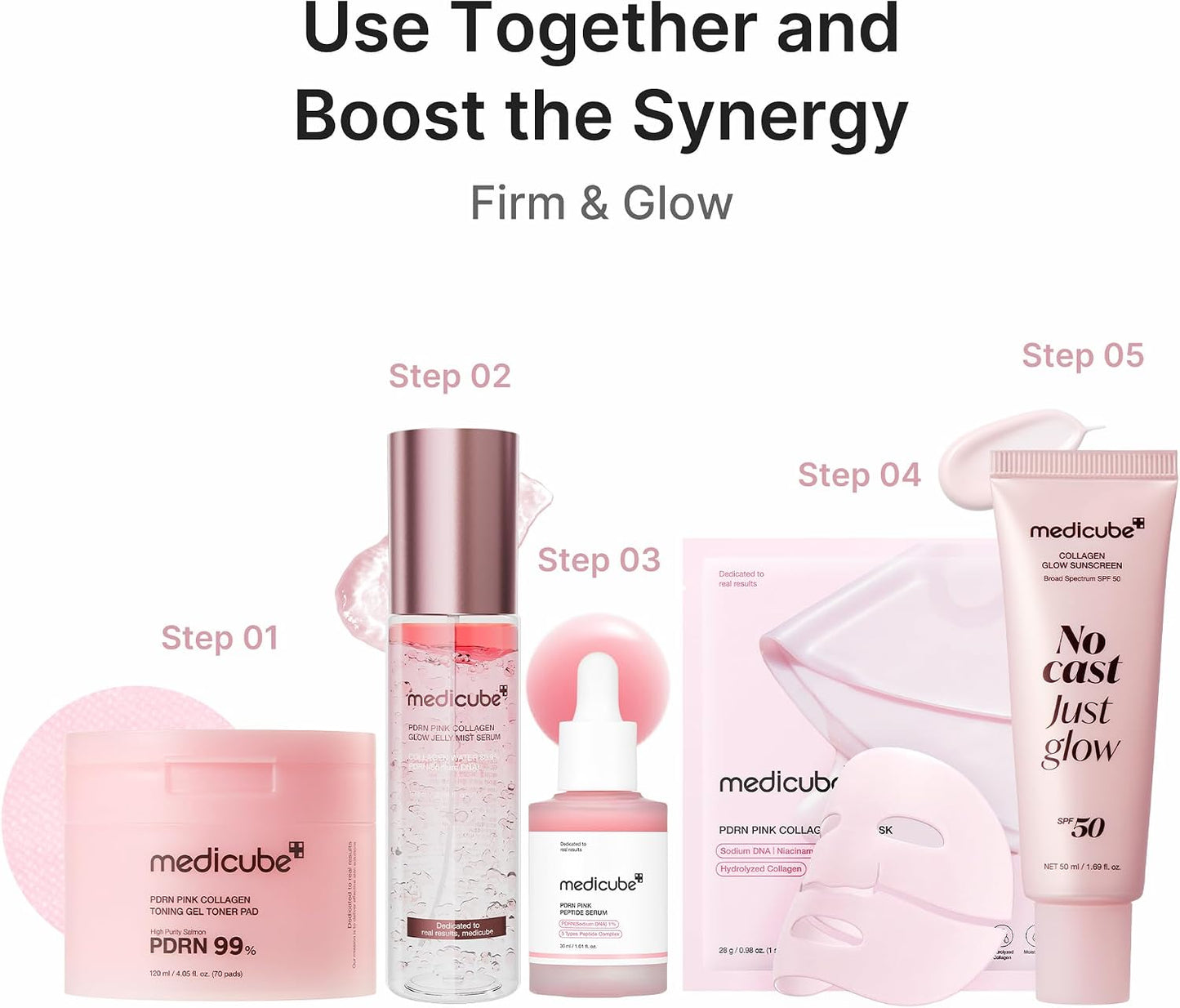 Medicube Jelly Gel Mask with Salmon DNA PDRN Pink Collagen