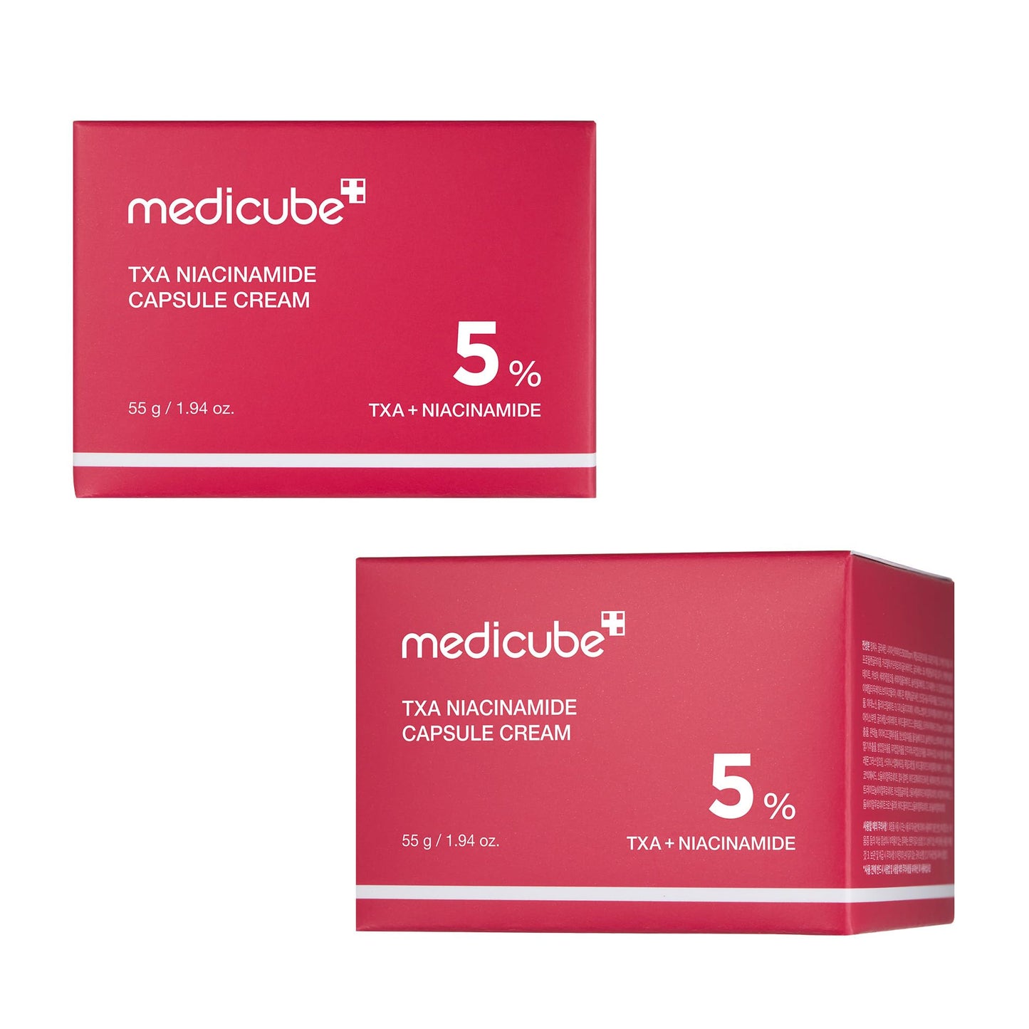Medicube Capsule Cream with Deep Vitamin C Crema con Cápsulas de Vitamina C, Luminosidad y Piel de Aspecto Más Uniforme, Textura Gel Hidratante, Cosmética Coreana, 55 g