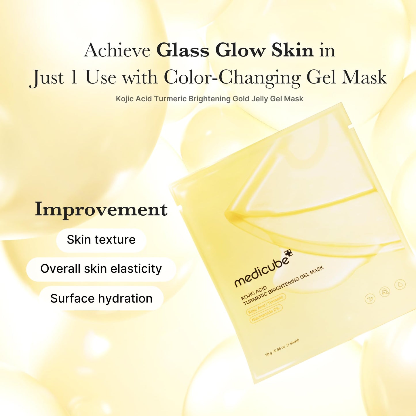 Medicube Jelly Gel Mask with Salmon DNA PDRN Pink Collagen