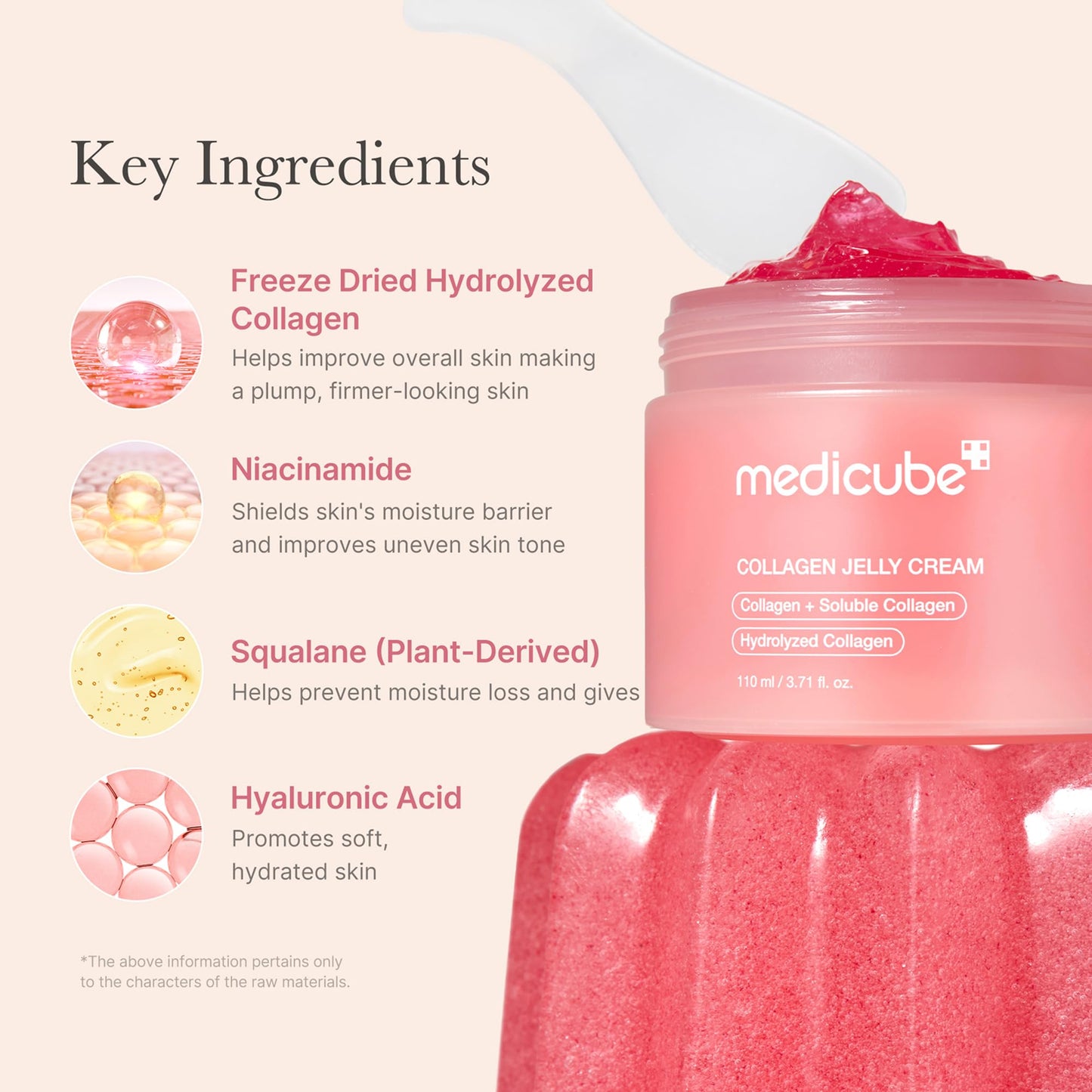 Medicube Collagen Jelly Cream Crema Facial con Colágeno Hidrolizado, Hidratación y Glow 24 Horas, Piel Más Rellena y Firme, 50 ml