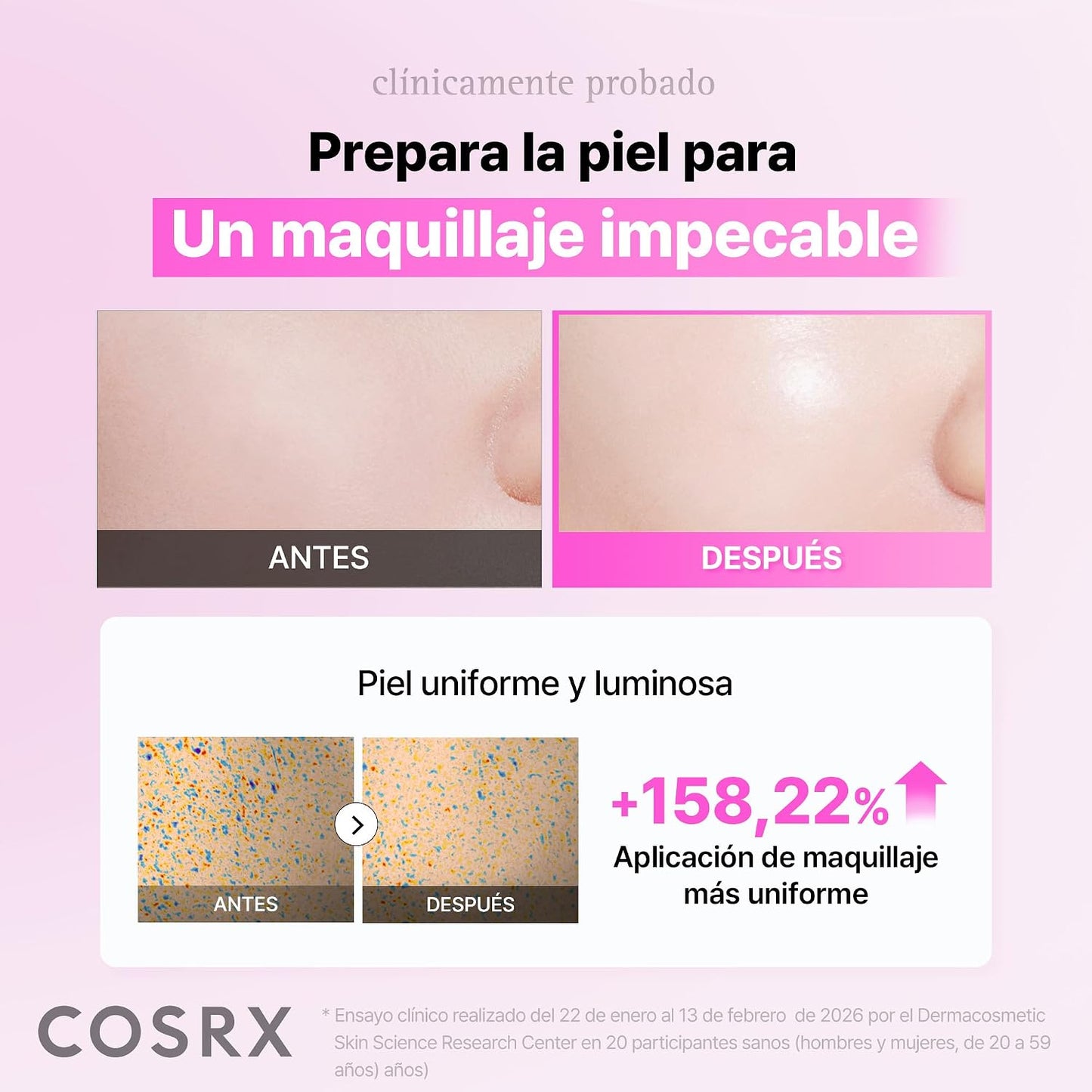 COSRX Tónico Sérum de 6X Peptidos Collagen Booster, Niacinamida y Ácido Hialurónico, Esencia Facial Potenciadora de Renovación Cutánea, para Todo Tipo de Piel, Libre de Parabenos, Korean Skincare