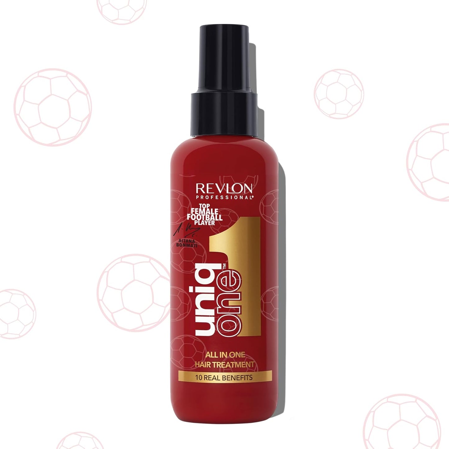 REVLON PROFESSIONAL UniqOne All in One Protector Térmico Pelo, Hidratación Profunda Cabello, Tratamiento en Spray sin Aclarado, Desenredante Pelo Mujer, Fragrancia Classic 150 ml