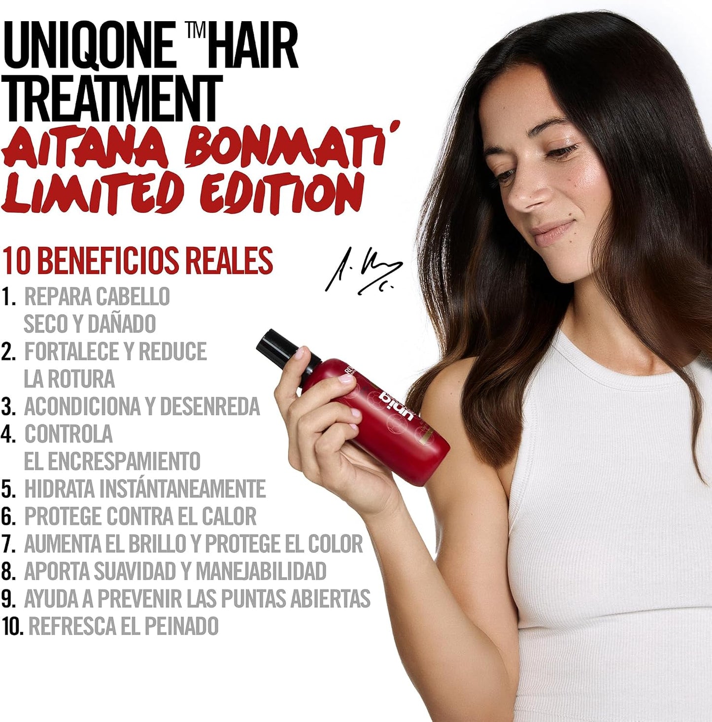 REVLON PROFESSIONAL UniqOne All in One Protector Térmico Pelo, Hidratación Profunda Cabello, Tratamiento en Spray sin Aclarado, Desenredante Pelo Mujer, Fragrancia Classic 150 ml