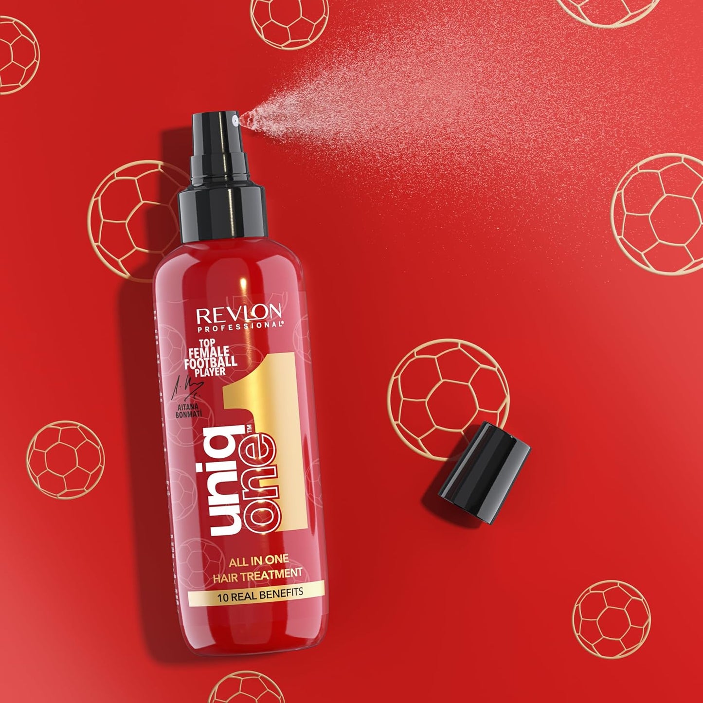 REVLON PROFESSIONAL UniqOne All in One Protector Térmico Pelo, Hidratación Profunda Cabello, Tratamiento en Spray sin Aclarado, Desenredante Pelo Mujer, Fragrancia Classic 150 ml